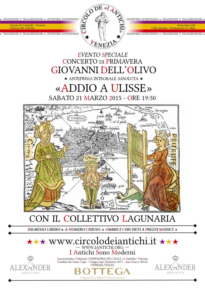 Circolo de I Antichi - Concerto di Primavera - Giovanni Dell'Olivo - Addio a Ulisse - Anteprima Integrale