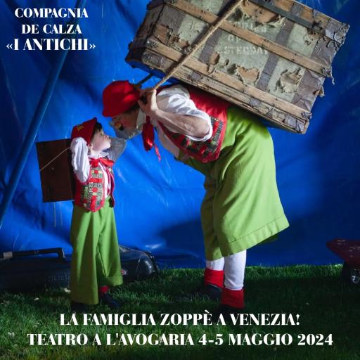 Il Circo della Famiglia Zoppè a Venezia. 4-5 maggio 2024. Teatro a l'Avogaria + I ANTICHI.